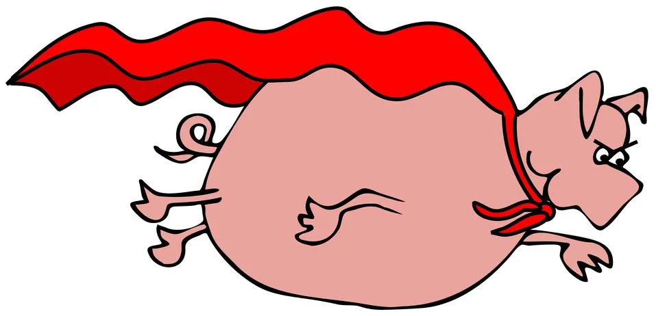 Super porker Stock Illustration