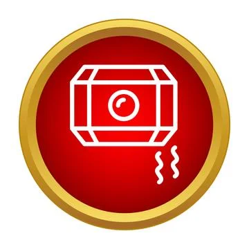 Super power lightning hammer generating electricity icon 스톡 일러스트