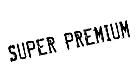 Super Premium rubber stamp Stock Illustration