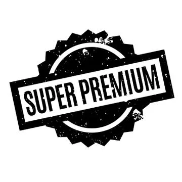 Super Premium rubber stamp Stock Illustration