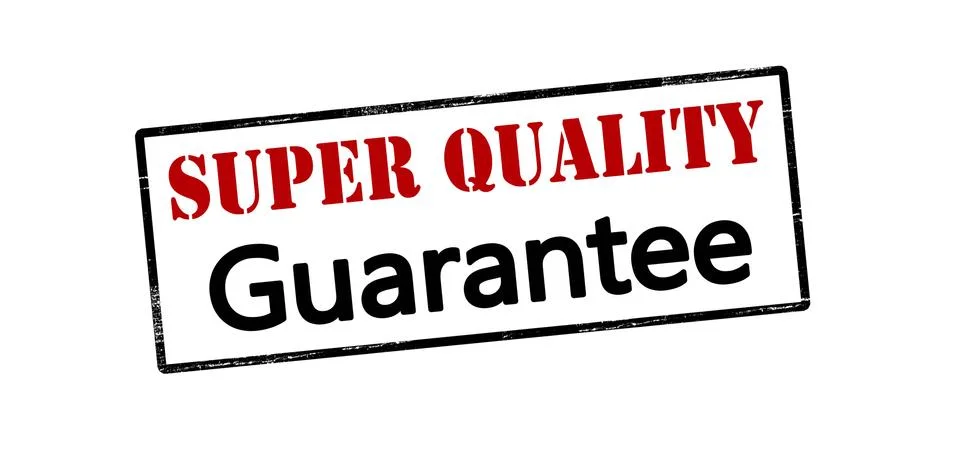 Super quality guarantee Stock Illustration