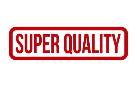Super Quality Rubber Stamp. Red Super Quality Rubber Grunge Stamp Seal Vect.. Stock Illustration