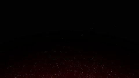 Super realistic sparks flying with the wind, looped fire spark elements Stock Footage 146509265