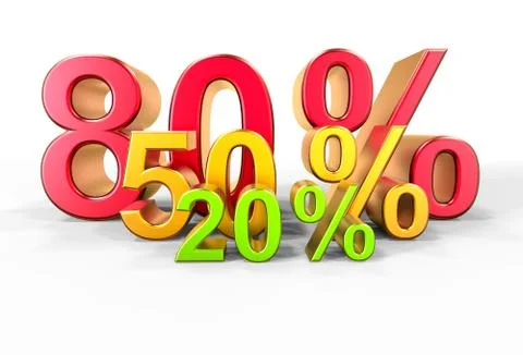 Super Sale 3d rendering which can be used for sale, investment, concepts an.. Stock Illustration