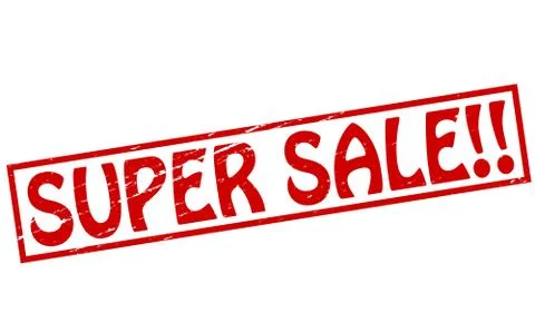 Super sale Stock Illustration