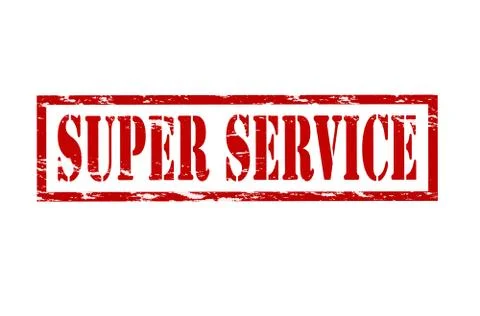 Super service Stock Illustration