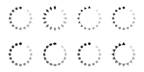 Super set different load icon. Stock Illustration