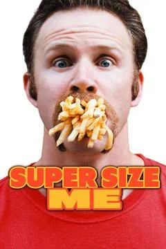  Super Size Me (2004) Super Size Me (2004) poster with Morgan Spurlock EDI... Stock Photos