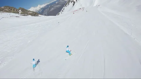 Super ski ride Stock Footage 149420530