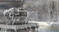 super slo mo cascading water sheet day light transparent loop Video HD