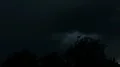 super slo mo lightning strike with multiple powerful discharges HD Footage