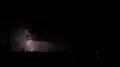 super slo mo powerful lightning strike lit with cloud depth HD動画