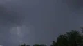 Super slomo daytime microsburst powerful lightning strike 4 HD Footage