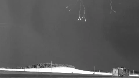 Super Slow-Mo Lightning Stock Footage 54727040
