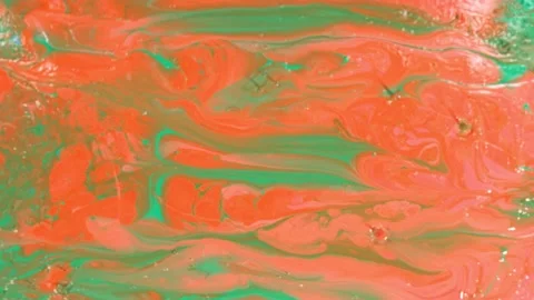Super slow motion of abstract colored splashes explosions filmed from top. Stock Footage 138040677