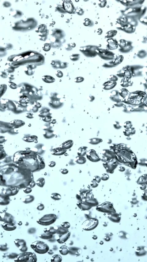Super slow motion air bubbles underwater. Filmed on a high-speed camera at 1000 Stock Footage 335371310