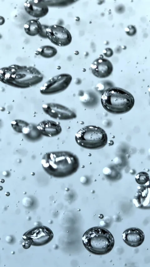 Super slow motion air bubbles underwater. Filmed on a high-speed camera at 1000 Stock Footage 335376383