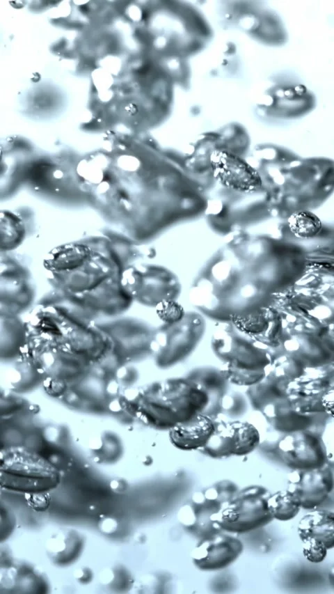 Super slow motion air bubbles underwater. Filmed on a high-speed camera at 1000 Stock Footage 335378174
