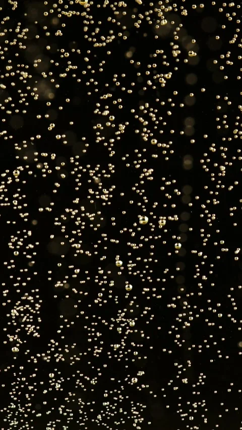 Super Slow Motion of Champagne Bubbles Texture. Vidéo 290310642
