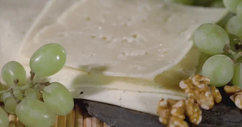 Super Slow Motion Chef Plating Wide Shot Gourmet Cheese Board Stock Footage 334079075