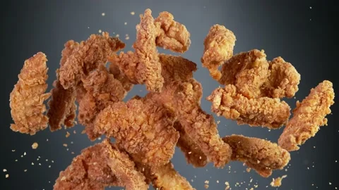 Super slow motion of chicken pieces placed on grill. Stock Footage 168935178