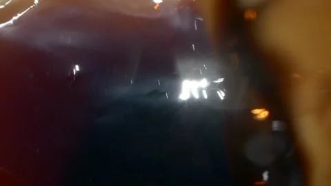 Super slow motion closeup of cola drink splashing with bubbles, drops and foam Stock Footage 153953593