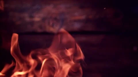 Super slow motion coffee beans falling on a wooden background 1000 fps Stock Footage 130960281