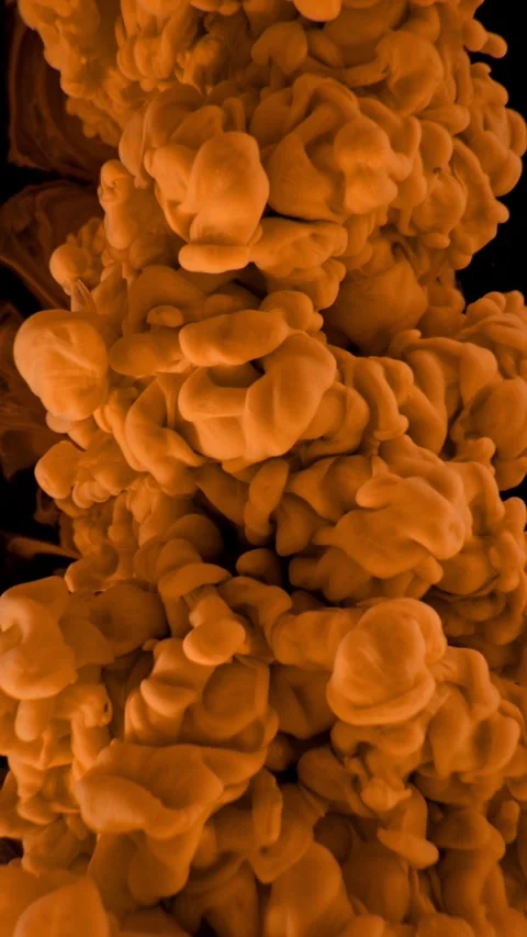 Super Slow Motion of Colored Paints Mixing in Water. Stock Footage 296476982