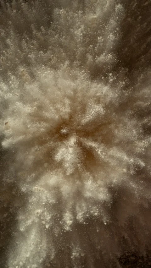 Super Slow Motion of Colored Powder Explosion. Stock Footage 290077354