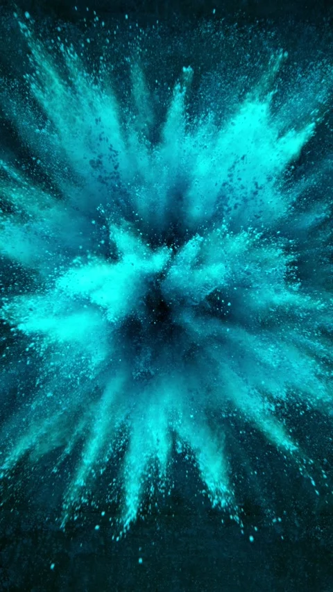 Super Slow Motion of Colored Powder Explosion. Stock Footage 290078891