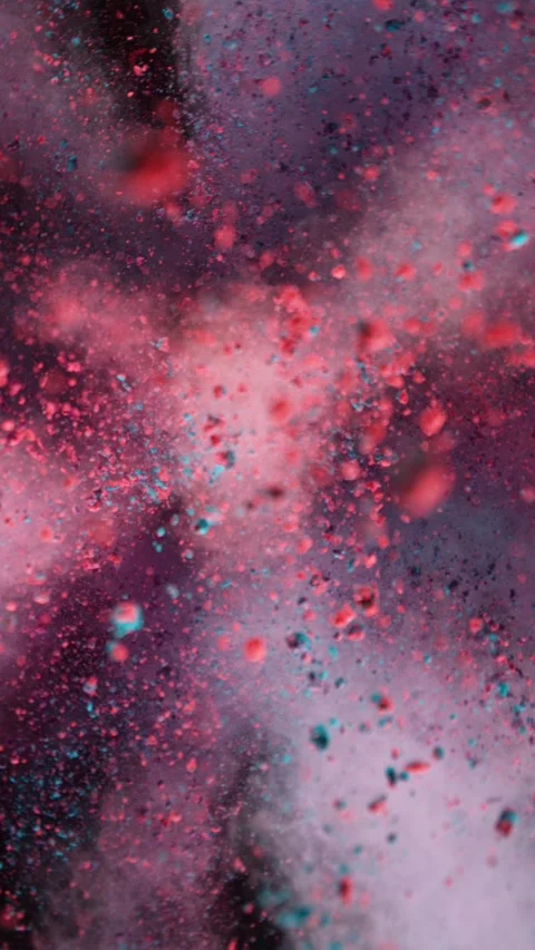 Super Slow Motion of Colored Powder Explosion. Stock Footage 290081105