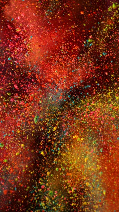 Super Slow Motion of Colored Powder Explosion. Stock-Footage 290121589