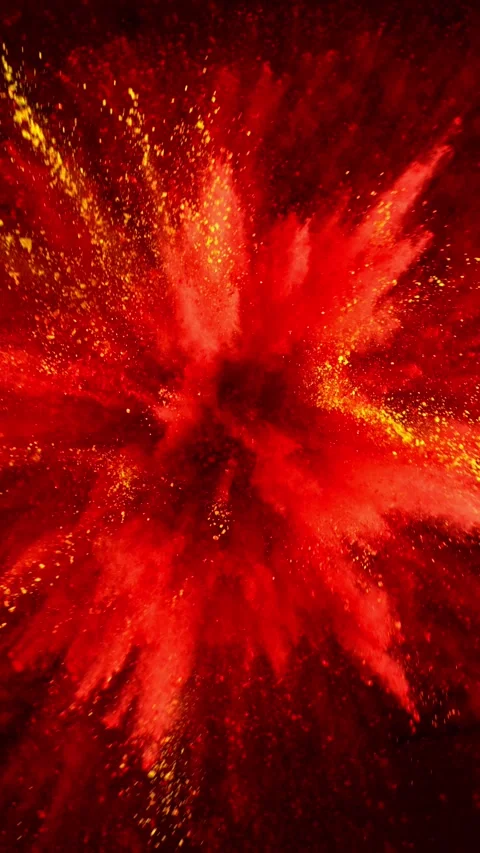 Super Slow Motion of Colored Powder Explosion. Stock Footage 290121598
