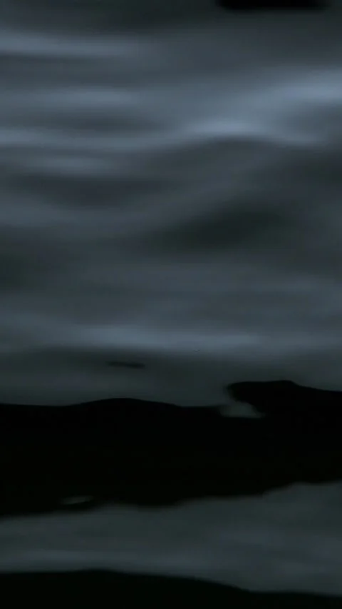 Super slow motion of dark water waves in detail. Stock Footage 306656409