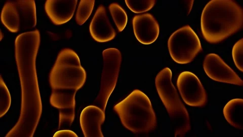 Super Slow Motion Detail Shot of Structered Fire Flame at 1000fps. Stock Footage 144380347