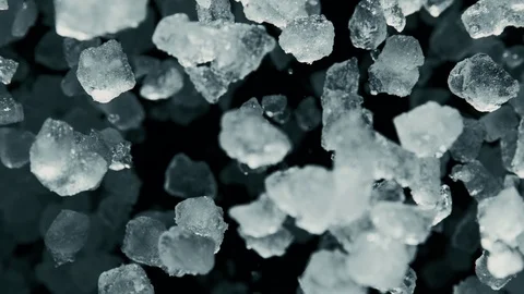 Super Slow Motion of exploding crushed ice towards camera Stock Footage 120376260