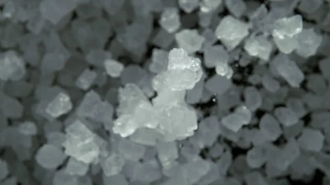 Super Slow Motion of exploding crushed ice towards camera Stock Footage 121598362