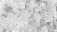 Super Slow Motion Of Exploding Crushed Ice, Top View Shot Stock Footage