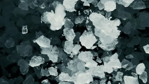 Super Slow Motion of exploding crushed ice Stock Footage 130335014