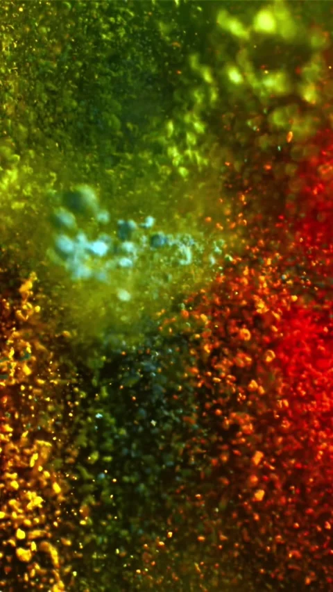 Super slow motion explosion of color powder. Filmed on a high-speed camera at 動画素材 335362005