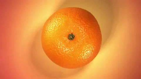 Super Slow Motion of Explosion Orange Fruit and Burst Juice Stock Footage 223511758