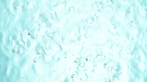Super slow motion of falling water drops in detail Stock Footage 154998850