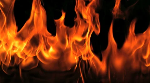 Super Slow Motion Fire and Flames Shot by High Speed Camera Video stock 1184311