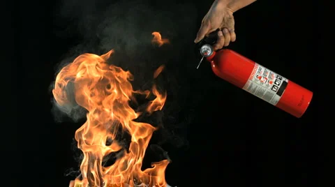 Super Slow Motion Fire and Flames Shot by High Speed Camera Stock Footage 1184324