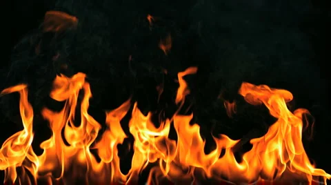 Super Slow Motion Fire and Flames Shot by High Speed Camera Video stock 1184329