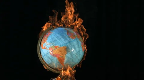 Super Slow Motion Fire and Flames Shot by High Speed Camera Stock Footage 1184444