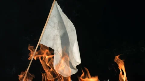 Super Slow Motion Fire and Flames Shot by High Speed Camera Stock Footage 1184445