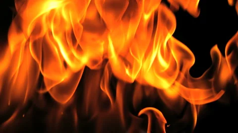 Super Slow Motion Fire and Flames Shot by High Speed Camera Video stock 1184852