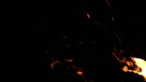 Super slow motion of fire blasts on black background. Filmed on high speed ci Vídeos de archivo 143262256