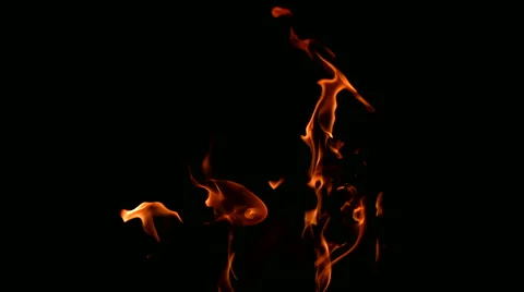 Super slow motion fire Stock Footage 52678574